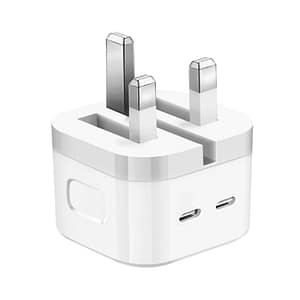 آداپتور ۳۵وات آیفون با دو خروجی تایپ سی