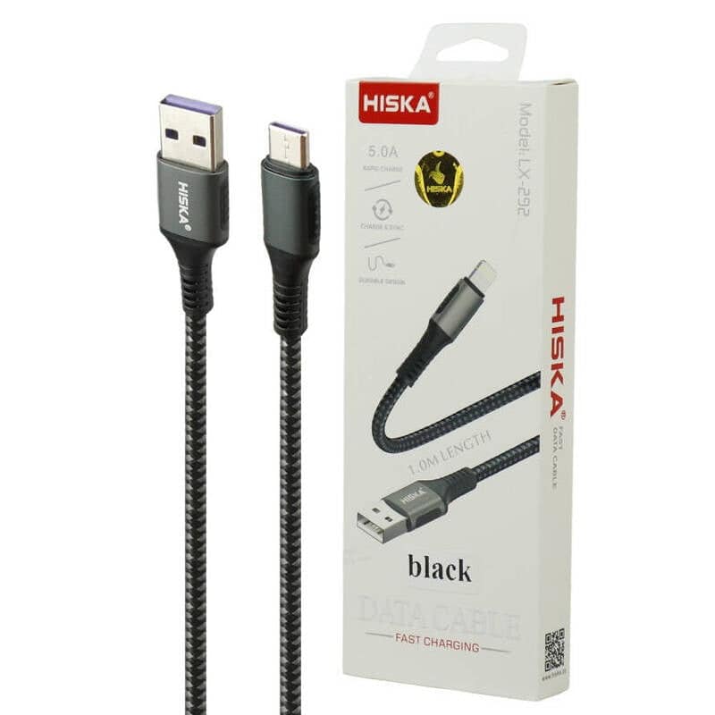 4325765 کابل شارژ و دیتا5آمپر هیسکا TYPE Cمدل LX-292