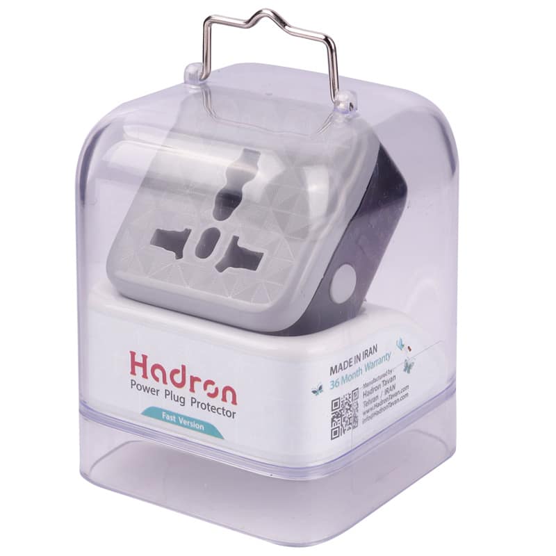 Hadron-P103-Power-Plug-Protector-1 مبدل و محافظ تایمردار P103، طراحی مقاوم و قابلیت تنظیم تایم تأخیر
